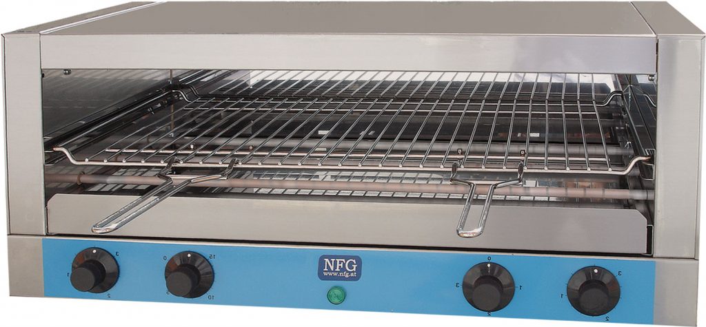 NFG Grill und Back Toaster ECT 4200 Schnellback Croc Salamander Durchlauftoaster